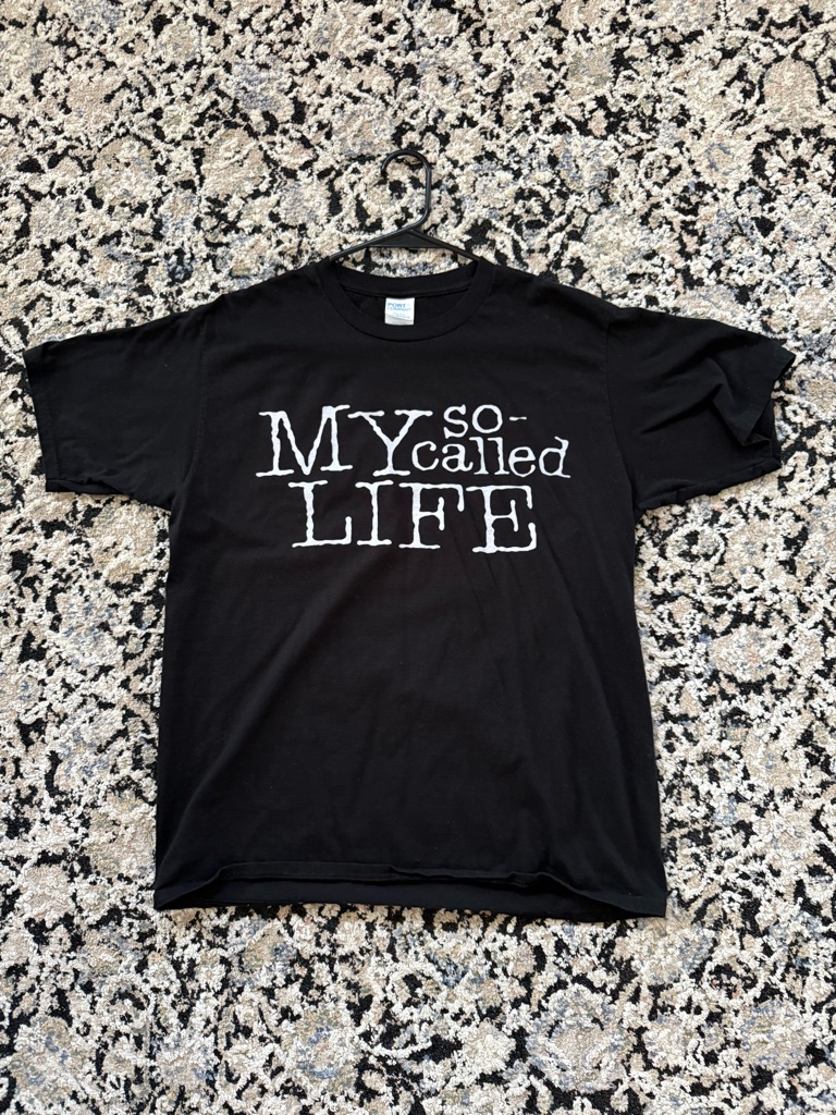 My SoCalled Life Promo Black Graphic Tee Mtv  New With Tags  Large